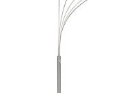 84 In 5 Arms Satin Nickel Arch Floor Lamp for sizing 1000 X 1000