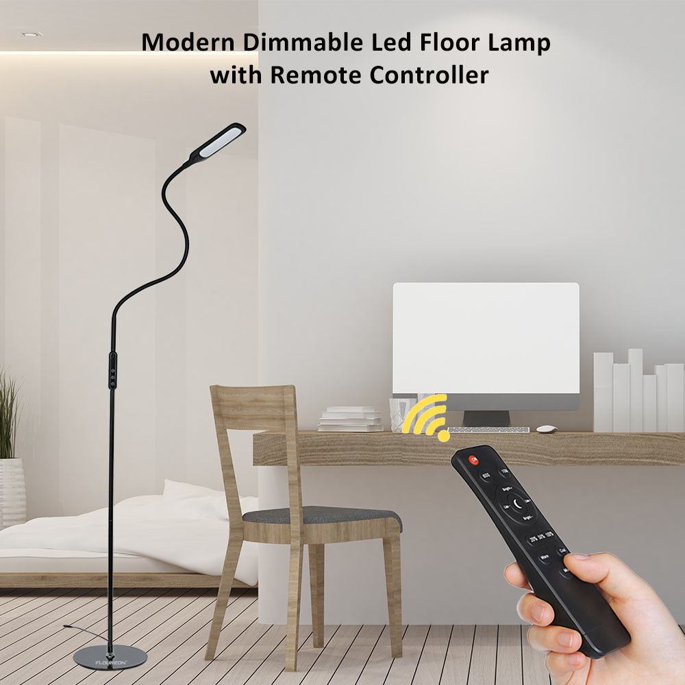 9w 60 Leds Floor Lamp Light Dimmable W Remote Control For Living Room Bedroom with regard to sizing 1000 X 1000