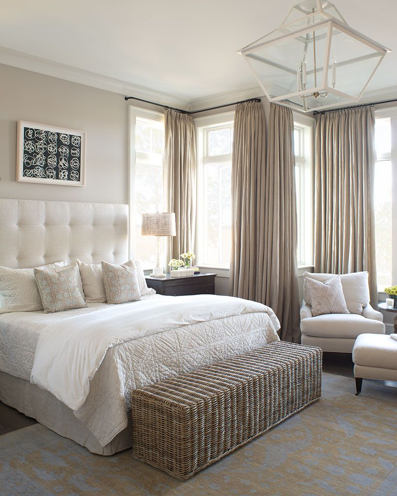 A Peaceful Bedroom Created With Neutral Colors Flowing pertaining to size 819 X 1024