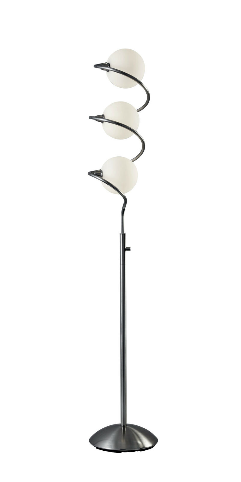 Adesso 3002 Olympia 3 Light 65 Tall Led Floor Lamp Steel within sizing 802 X 1600