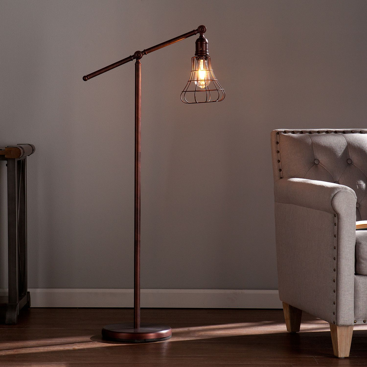 Ajax Accent Floor Lamp With Edison Style Led Bulb Making A in sizing 1500 X 1500