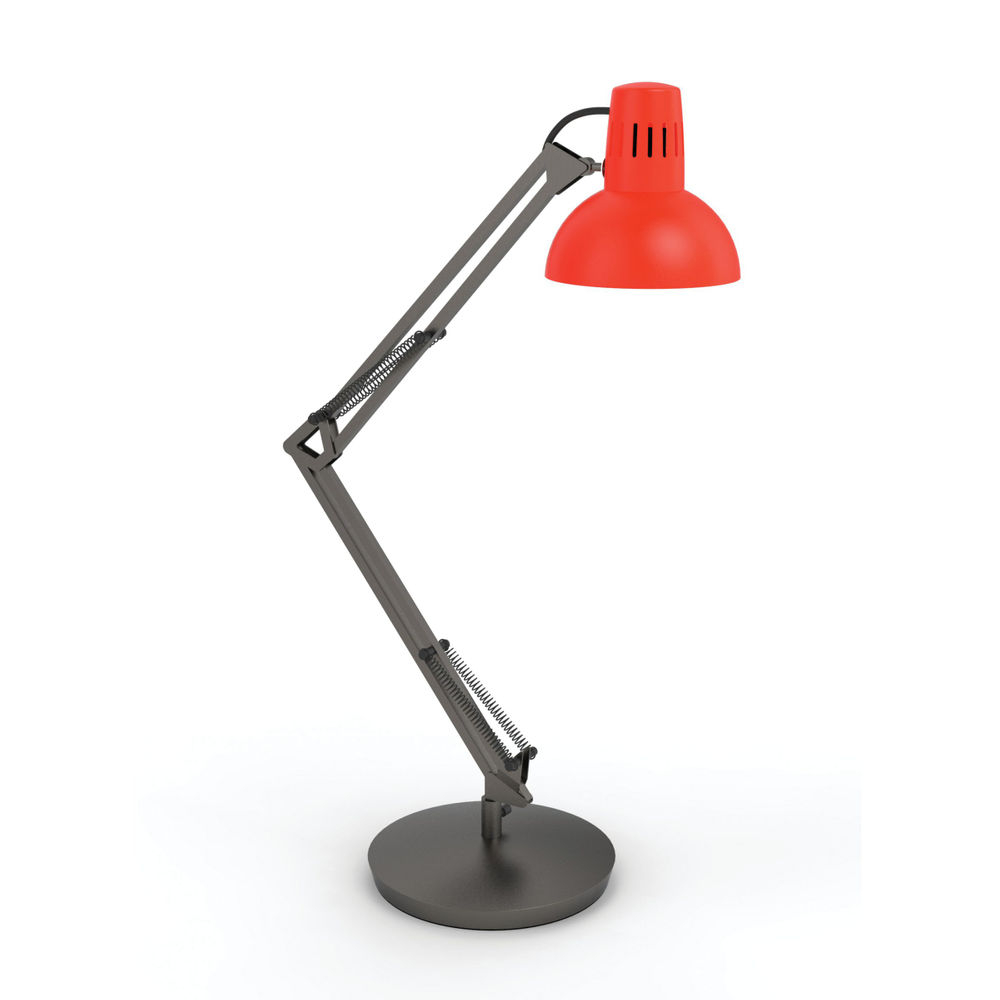 Alba Red Architect Led Desk Lamp Archicolor R1 intended for dimensions 1000 X 1000