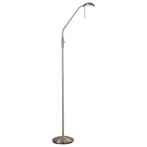 Armada Sain Chrome Led Floor Standing Reading Lamp Arm4946 regarding size 1000 X 1000