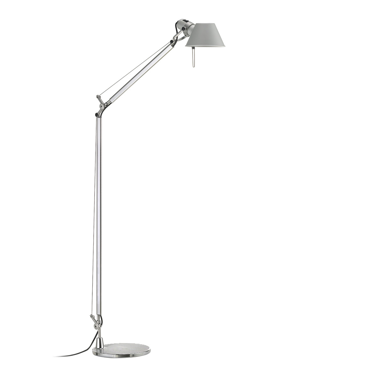 Artemide Tolomeo Lettura Led Body Alu Silver within size 1200 X 1200