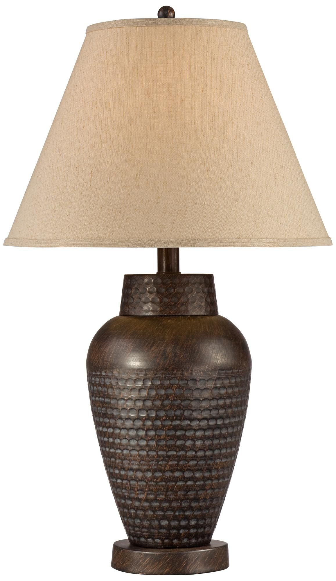 Auburn Hammered Bronze Table Lamp V4294 Lamps Plus with regard to proportions 1157 X 2000