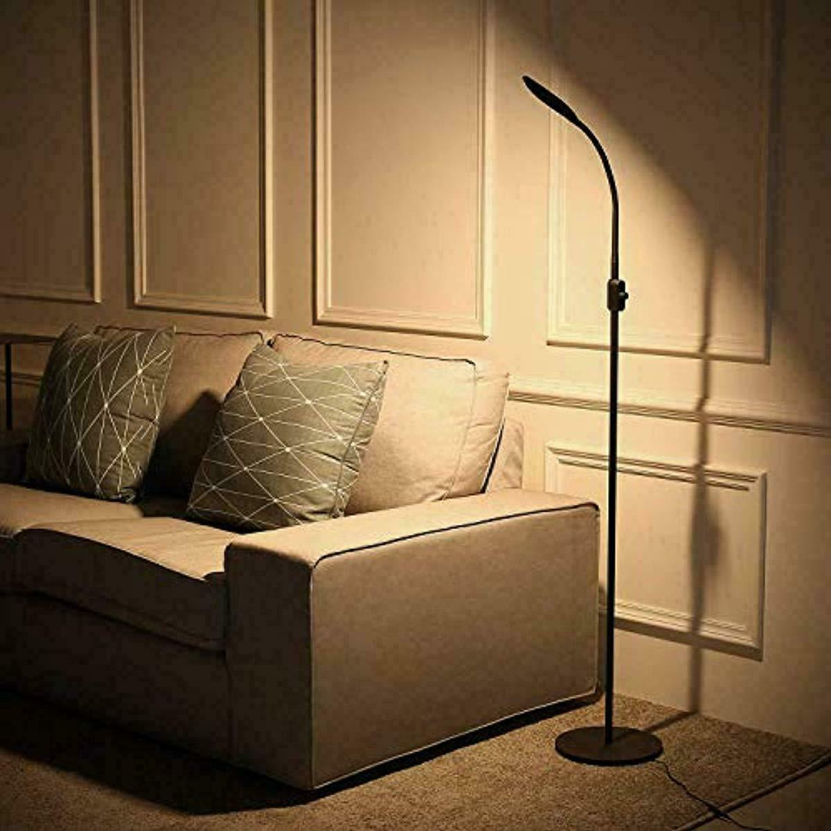 Aukey 8w Led Floor Lamp Reading 3 Color Temperatures 20 Dimmable Brightness throughout measurements 1200 X 1200