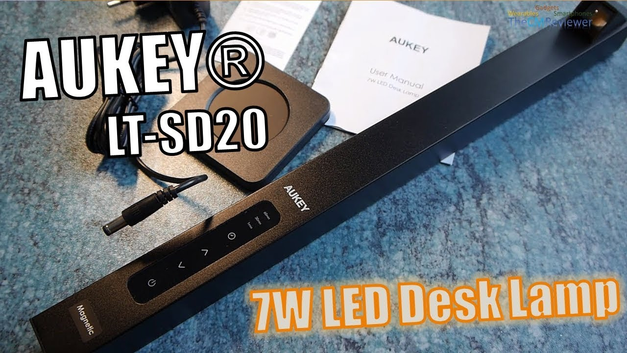 Aukey Lt St20 Test 7w Led Desk Lamp Hands On Deutsch in dimensions 1280 X 720