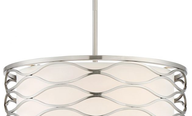 Austen 20 Wide Brushed Nickel Pendant Light Style 34v09 regarding sizing 1000 X 1000