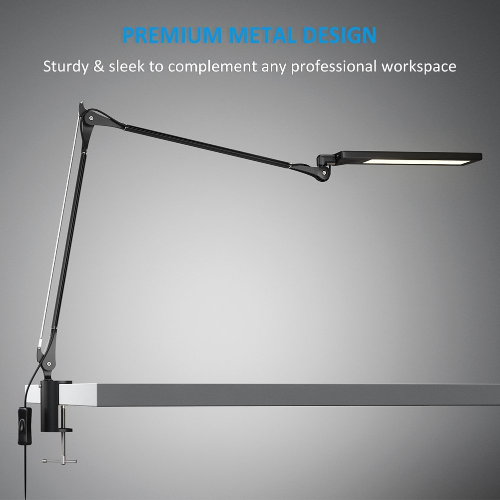 B E476 Metal Architect Swing Arm Desk Lamp Dimmable Led pertaining to proportions 1001 X 1001