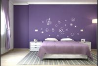 Bedroom Purple Bedroom Color Schemes With Unique Wall Art in dimensions 1800 X 1350
