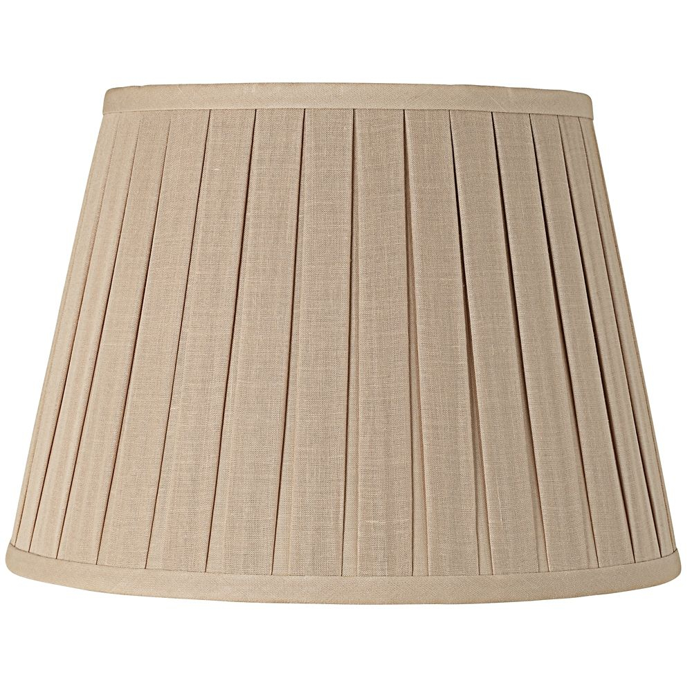 Beige Open Box Pleat Linen Empire Shade 10x16x10 Spider regarding measurements 1000 X 1000