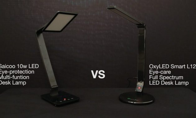 Best Led Desk Lamp Comparison Review Oxyled L120 Vs Saicoo 10w Desk Lamp throughout proportions 1280 X 720