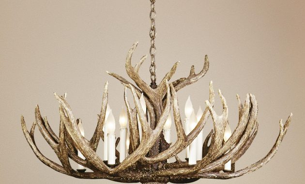 Big Sky Twelve Light Elk Antler Chandelier Antler pertaining to proportions 2440 X 2440