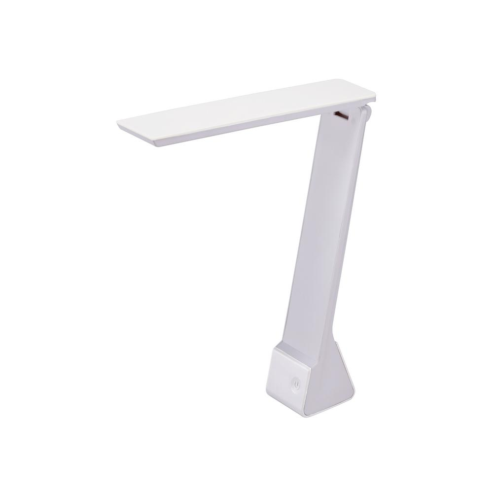 Bostitch 11 In White Battery Powered Led Desk Lamp With Rechargeable Battery pertaining to sizing 1000 X 1000