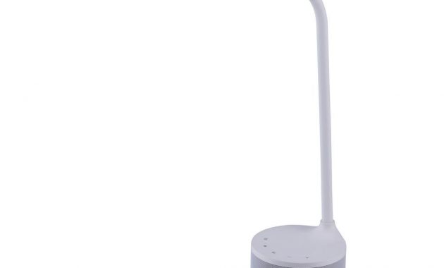 Bostitch 14 In White Led Desk Lamp With Bluetooth Speaker throughout measurements 1000 X 1000