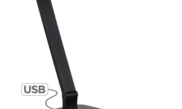 Brady Smart Touch Black Led Desk Lamp With Usb Port Style with regard to dimensions 1000 X 1000