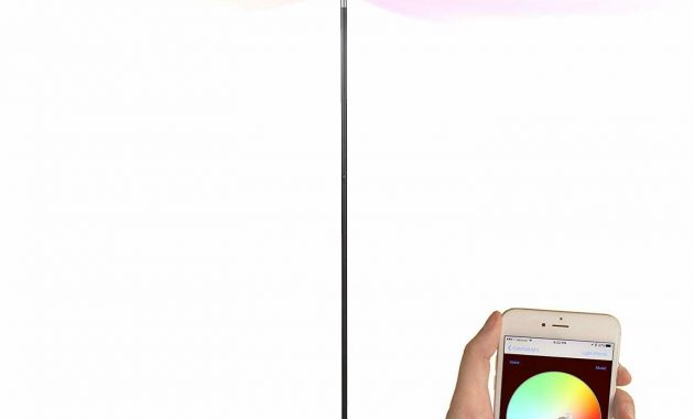 Brightech Kuler Sky Color Changing Torchiere Led Floor Lamp Bright Dimmable for proportions 1500 X 1500