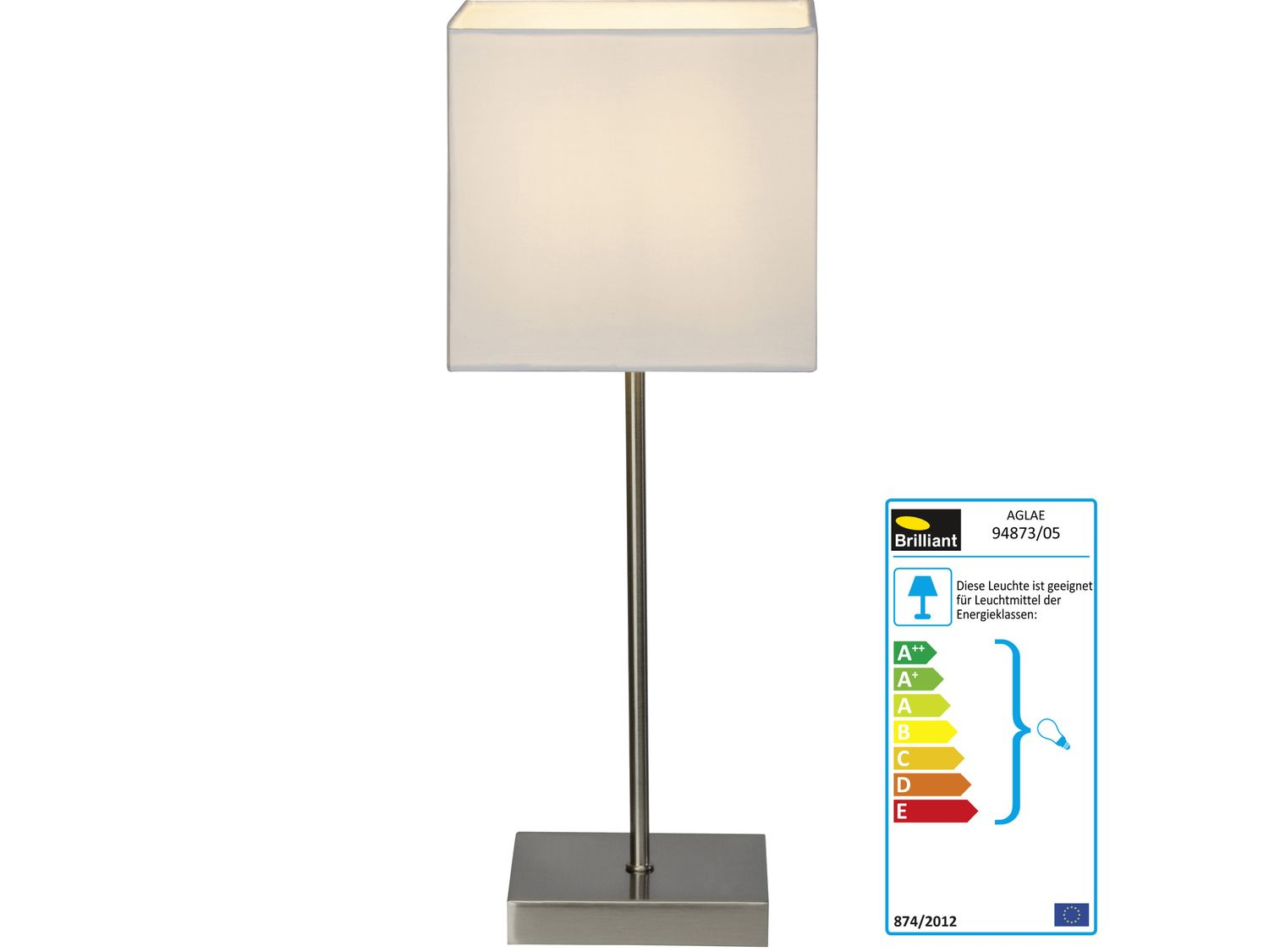 Brilliant Aglae Tischleuchte Mit Touchschalter Wei pertaining to measurements 1500 X 1125