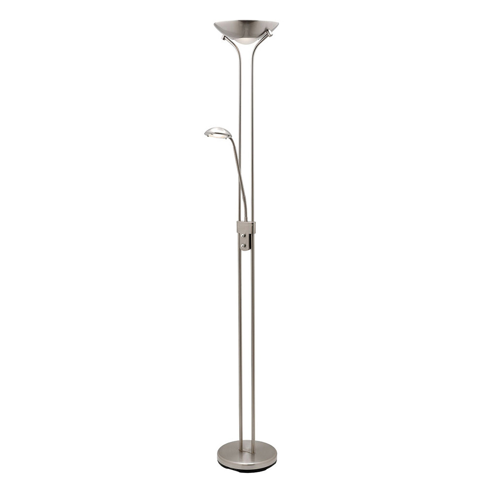 Buckley Led Mother Child Floor Lamp Brushed Chrome A42722bc intended for dimensions 1000 X 1000