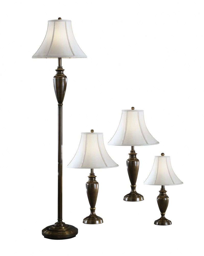 Caron Metal Lamp Set Of 4 L603186 Lamps Roadside inside measurements 799 X 1000