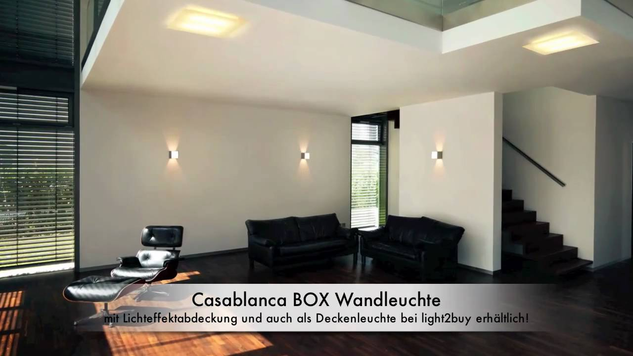 Casablanca Leuchten Box Wandleuchte Deckenleuchte intended for size 1280 X 720