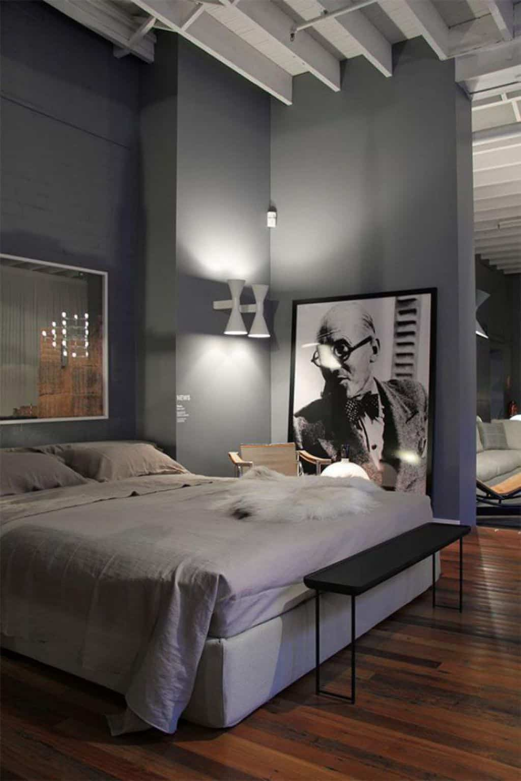 Classy And Strong Masculine Bedroom Theme Wearefound Home pertaining to measurements 1024 X 1536