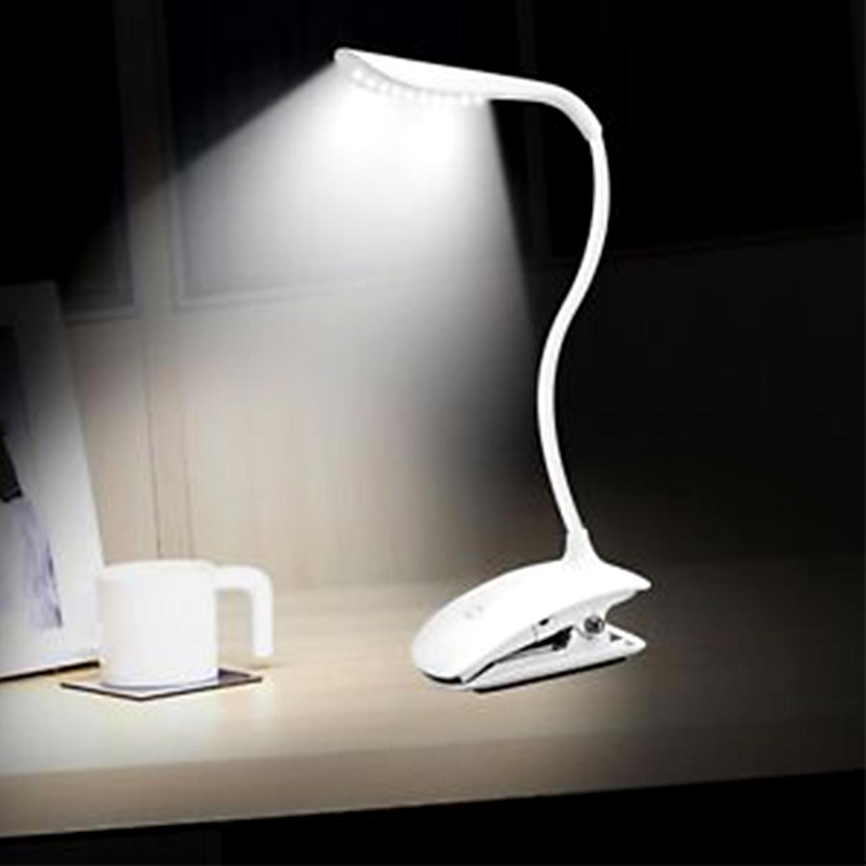 Clip Led Desk Table Lamp Light Rotating 360 Usb Port Light throughout proportions 1250 X 1250