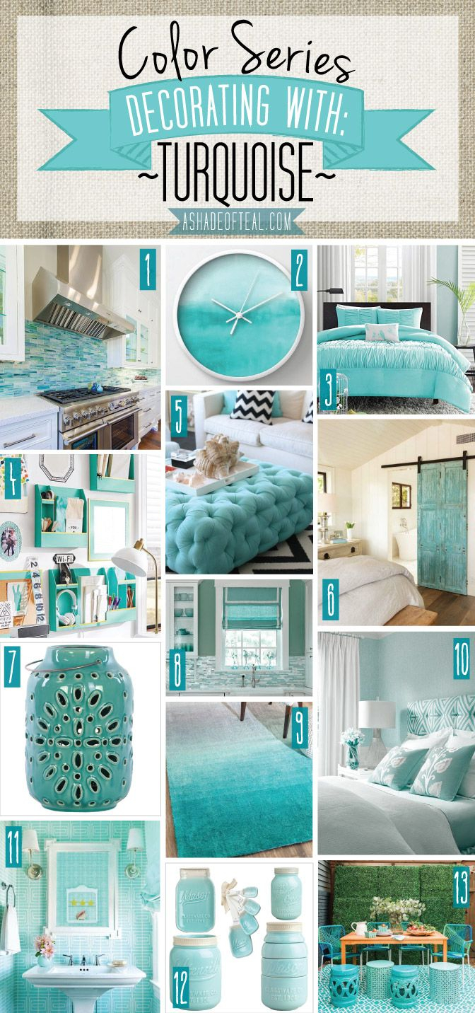 Color Series Decorating With Turquoise Aqua Bedrooms with regard to sizing 672 X 1432