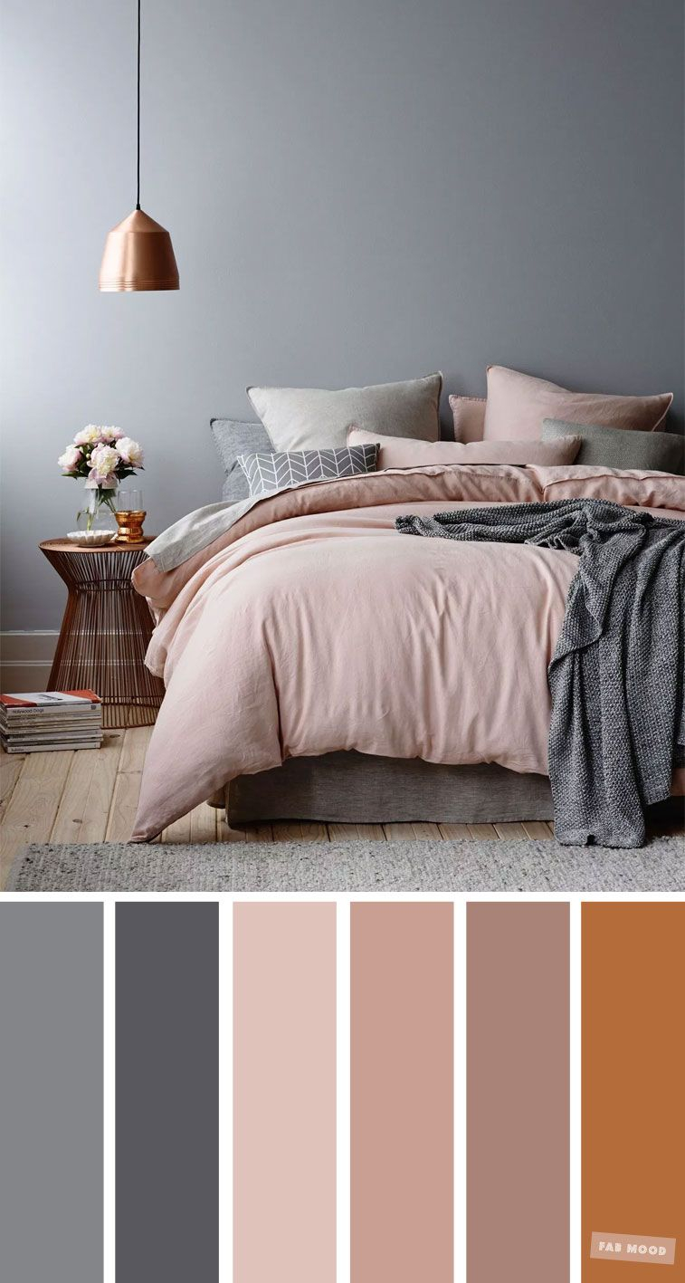 Copper Grey And Mauve Color Scheme For Bedroom Bedroom inside sizing 757 X 1417