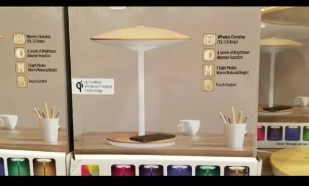 Costco Dome Led Desk Lamp W Mood Light Wireless Charging 49 for measurements 1280 X 720