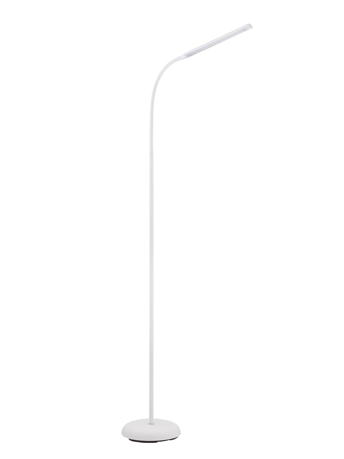 Crawford Led Touch Floor Lamp In White for measurements 1200 X 1600