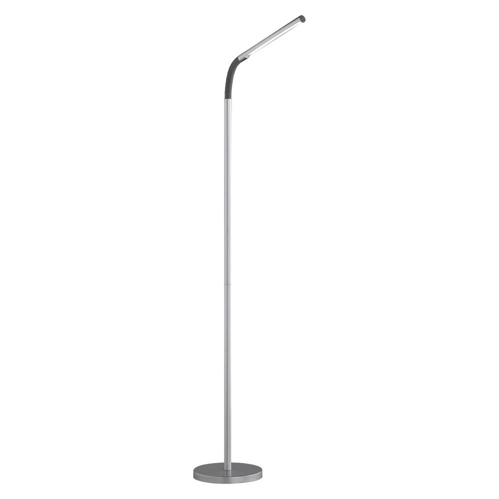 Creative Motions Led Floor Lamp Silver Lamp Includes Energy inside proportions 1000 X 1000