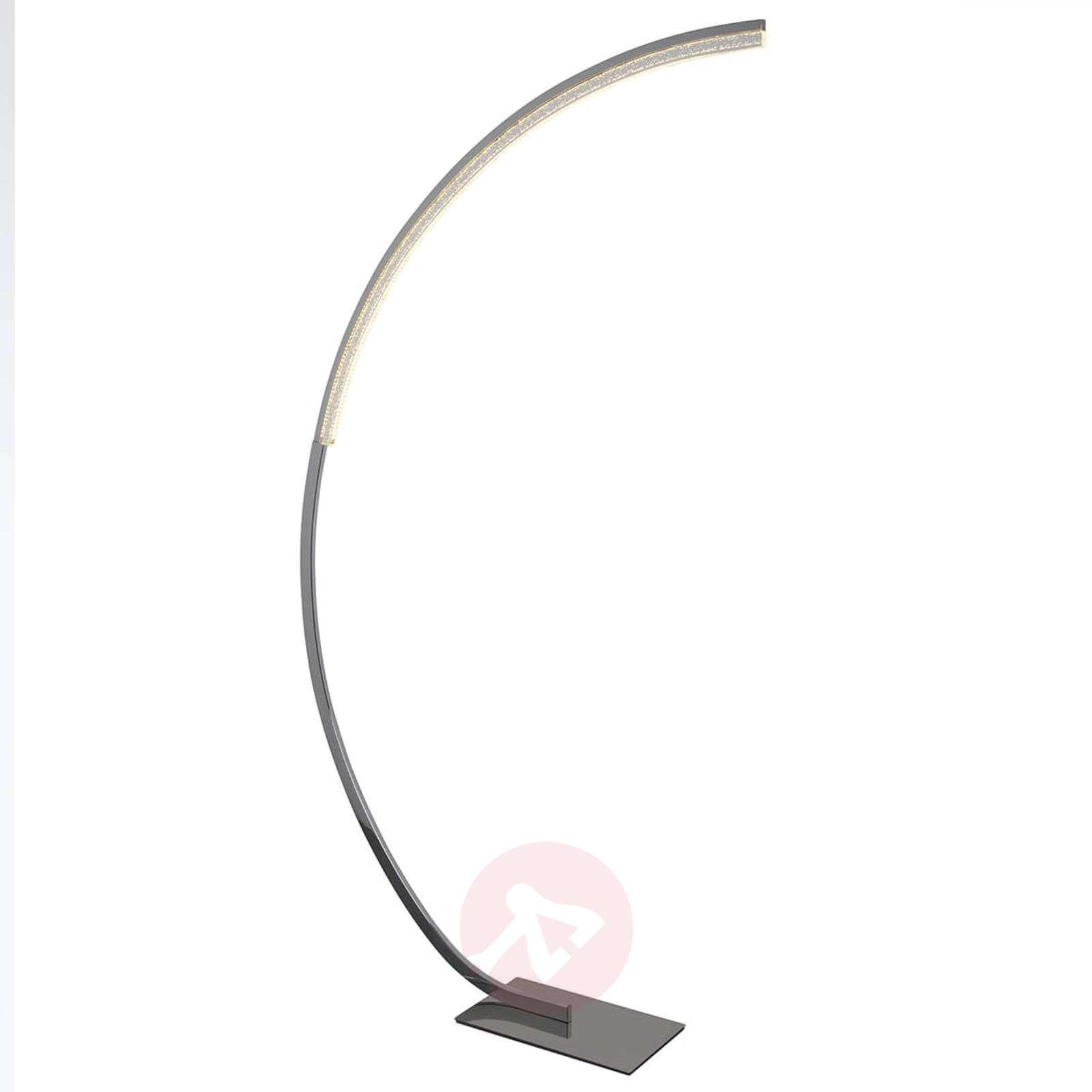 Curved Led Floor Lamp Sparkling with dimensions 1600 X 1600