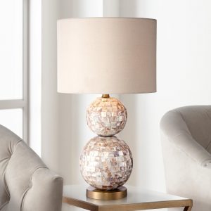 Danni Mother Of Pearl Table Lamp 360 Lighting Lighting with regard to proportions 2000 X 2000