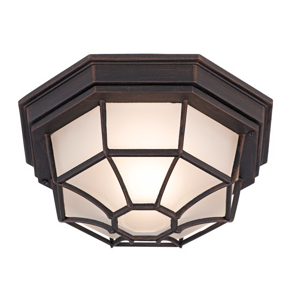Dark Rust 11 Wide Ceiling Light Fixture Style 62028 in dimensions 1000 X 1000