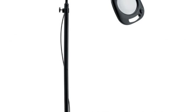 Daylight Naturalight 44 In Black Led Floor And Table Mag Lamp regarding measurements 1000 X 1000