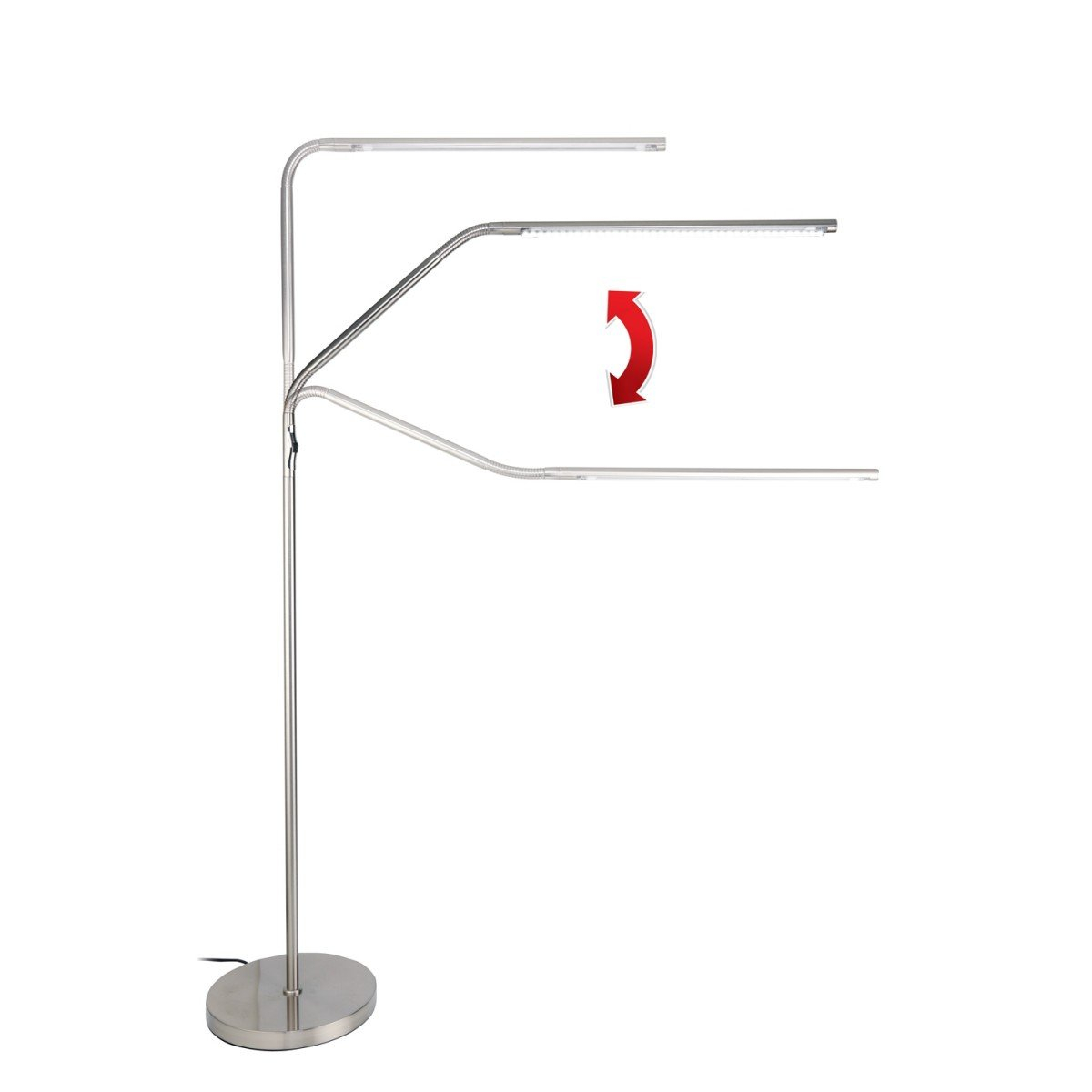 Daylight Slimline Led Floor Lamp Meissner Sewing White Lamp within dimensions 1200 X 1200