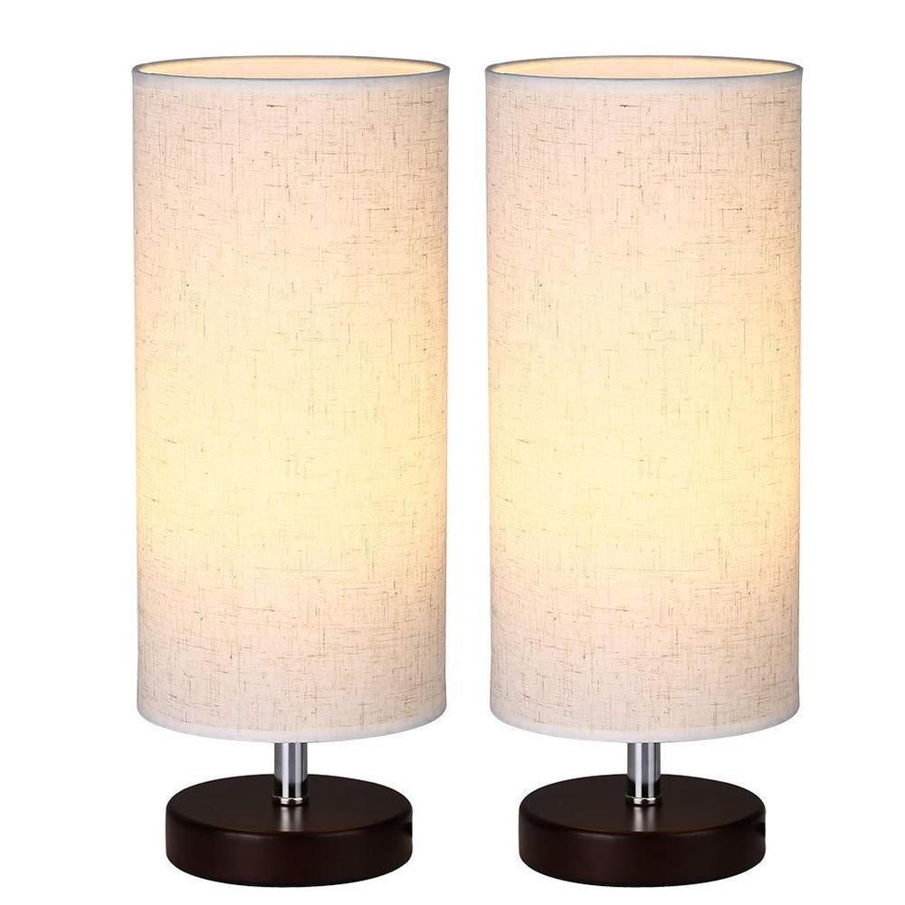 Deeplite Table Lamps Set Of 2 Bedside Desk Lamps 2 Pack Set pertaining to proportions 1000 X 1000