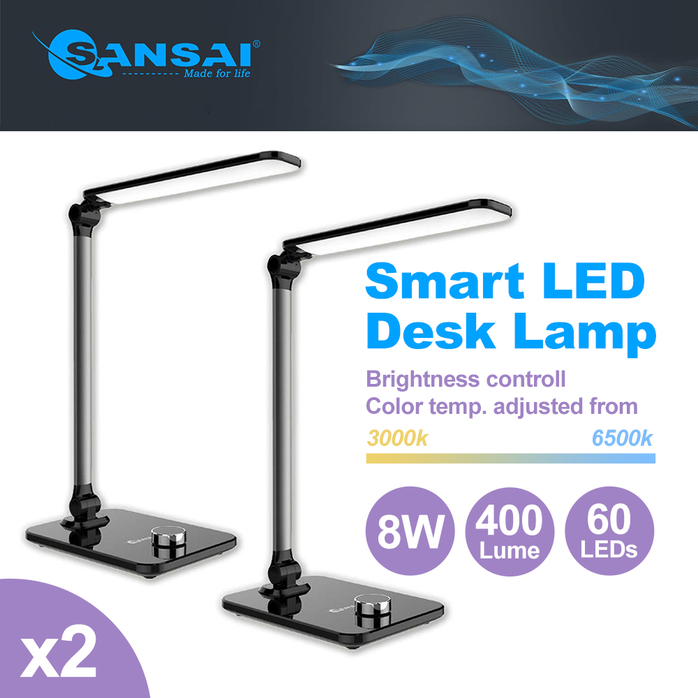 Details About 2x Sansai Smart Homeoffice Rotatable Led Desk Lamplight W Temperature Mode regarding measurements 1000 X 1000