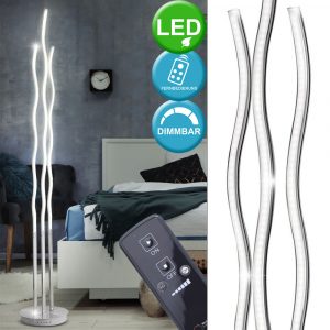 Details About 30 Watt Led Floor Lamp Remote Control Living Room Waves Design Lamp Dimmable New inside proportions 1000 X 1000