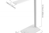 Details About Dimmable Led Desk Lamp 4 Lighting Modes Usb Charging Port Piano White Finish regarding measurements 1500 X 1500