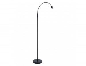 Dex Black Metal Led Floor Lamp pertaining to measurements 1200 X 925