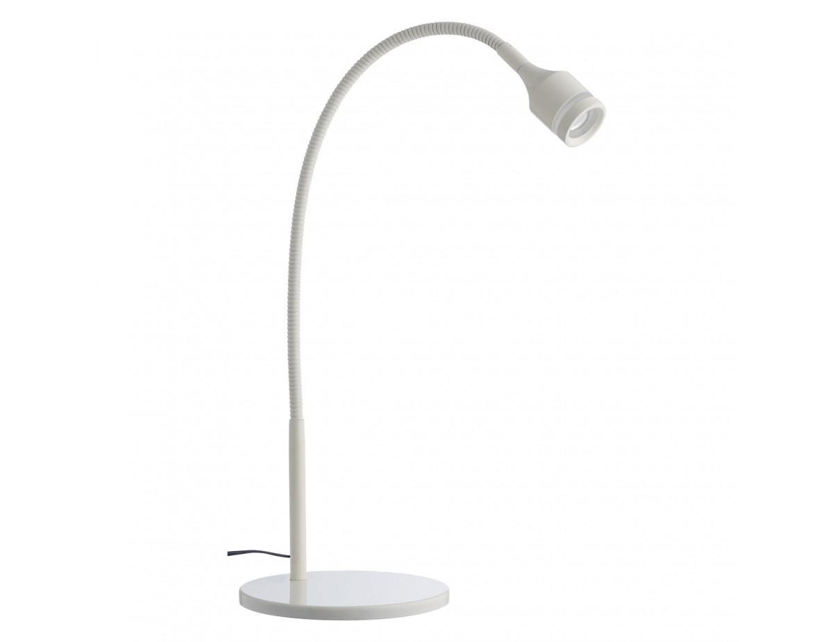 Dex White Metal Led Desk Lamp pertaining to size 1200 X 925