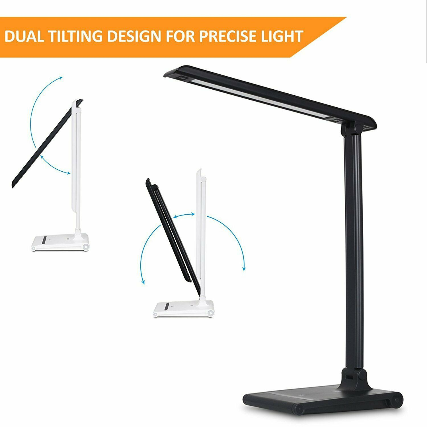 Dimmable Led Desk Lamp With Usb Charging Port 3 Lighting Modes Touch Control throughout measurements 1500 X 1500