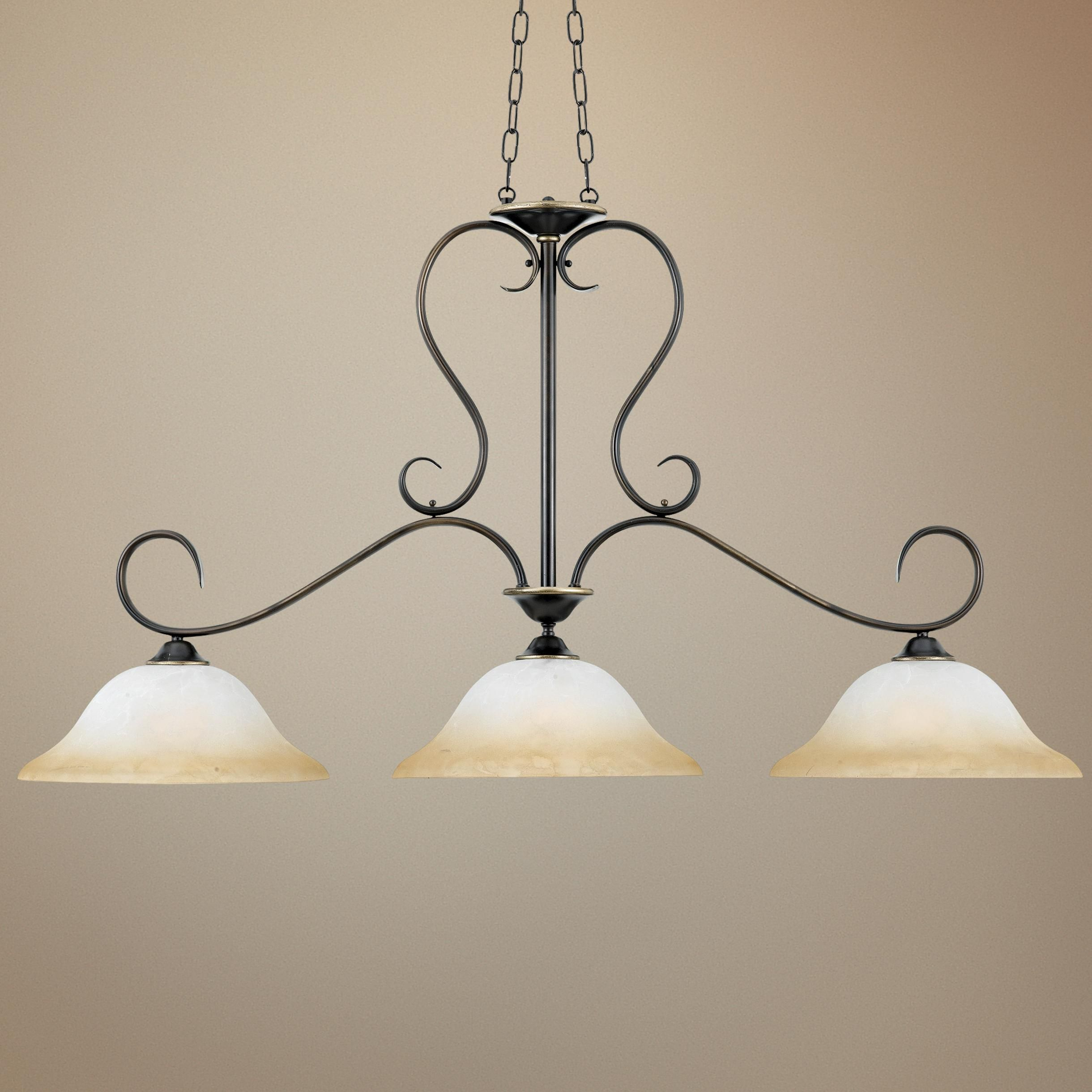 Duchess Bronze Island Chandelier Lampsplus inside measurements 2440 X 2440