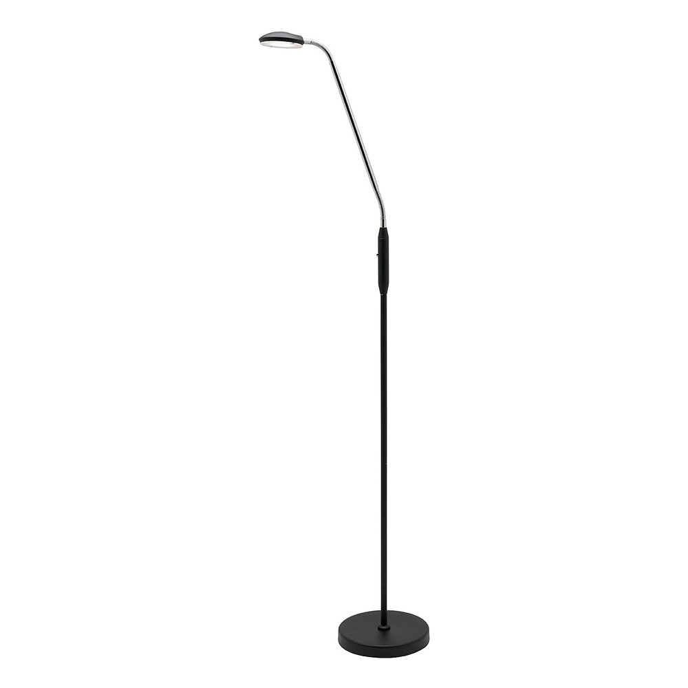 Dylan 6w Led Touch Dimmable Floor Lamp Black Neutral White A19421b within measurements 1000 X 1000