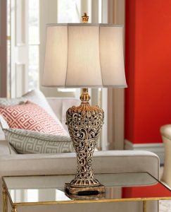 Elle Carved Antique Gold Classic Table Lamp 3j928 Lamps throughout proportions 1618 X 2000