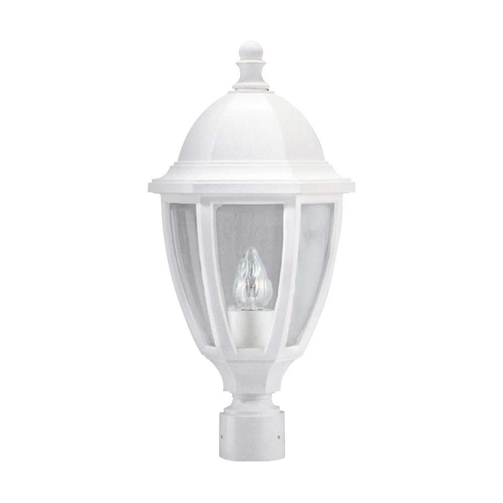 Everstone 21 34 High White Outdoor Post Lantern 3d387 regarding dimensions 1000 X 1000