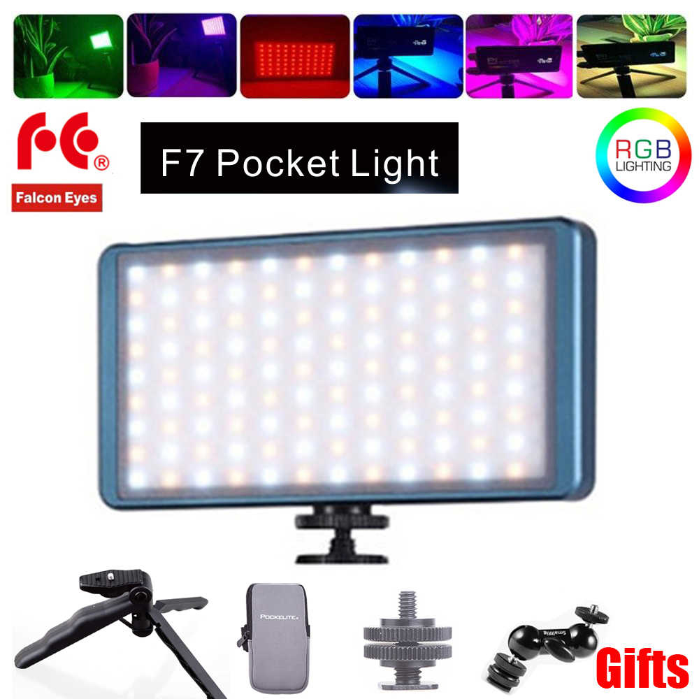 Falconeyes F7 Rgb Light Led Lamp Selfie On Camera 16effects inside proportions 1000 X 1000