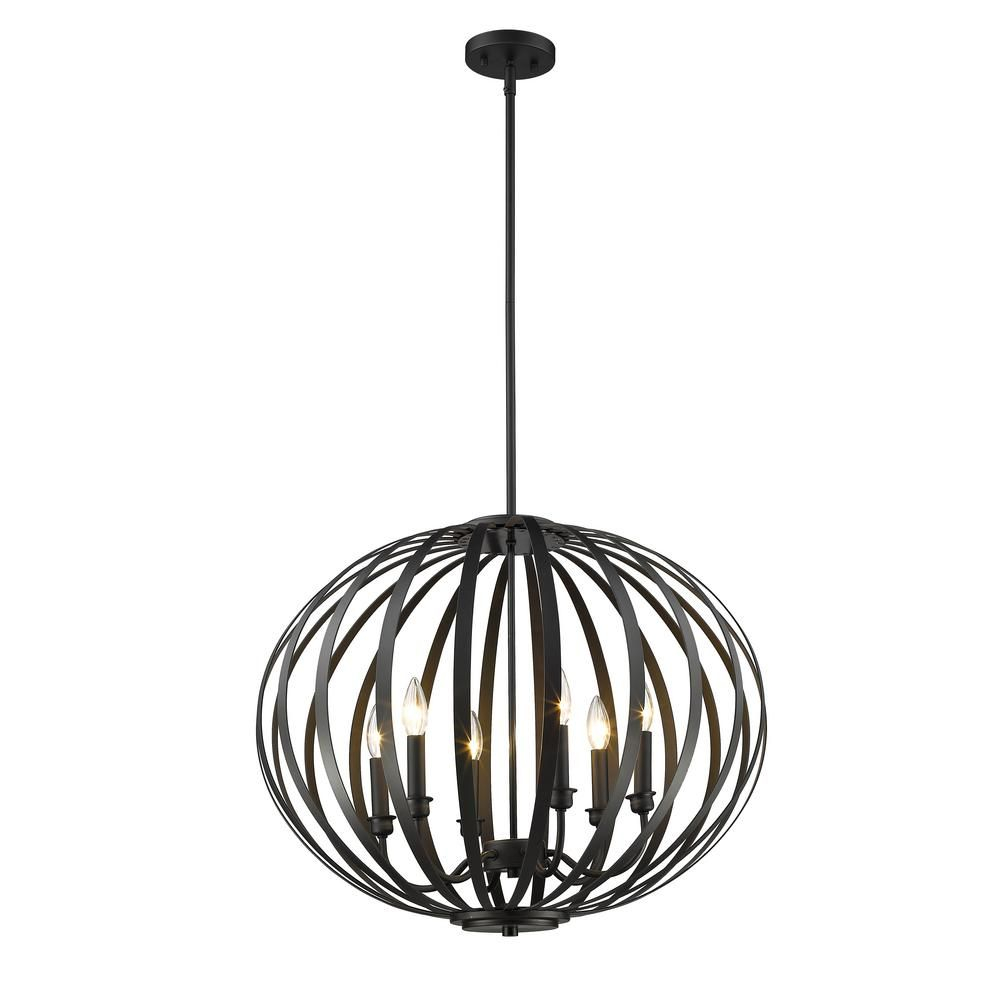 Filament Design Oberon 6 Light Bronze Pendant Products with regard to measurements 1000 X 1000